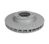 Disco de freno ATE 24.0134-0101.1 delantero, ventilado , altamente carbonizado, 1 Pieza