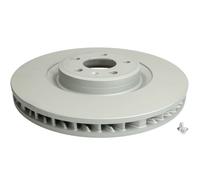 Disco de freno ATE 24.0134-0108.1 delantero, ventilado , altamente carbonizado, 1 Pieza