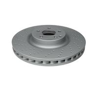 Disco de freno ATE 24.0136-0102.1 delantero, ventilado , altamente carbonizado, 1 Pieza