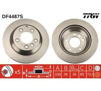 Disco de freno AUDI Q7 3.0 TFSI DF4487S (1set-1pcs)
