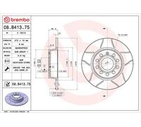 Disco de freno BREMBO 08.B413.75