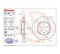 Disco de freno BREMBO 09.A971.1X,1 Piezza
