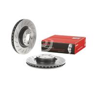 Brembo 09B74661 Discos de Freno con Recubrimiento UV, Set de 2
