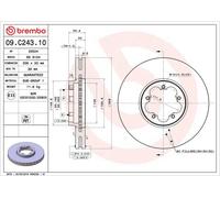 BREMBO Discos de freno para FORD: Transit/Tourneo (Ref: 09.C243.10)