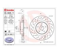 1 Disco De Freno Brembo 09.c828.11