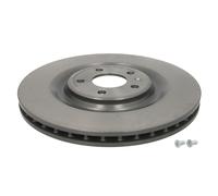 Disco de freno BREMBO 09D42411 trasero, ventilado , altamente carbonizado, 1 Pieza