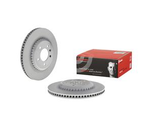 Disco de freno BREMBO 09D55123 trasero, ventilado , altamente carbonizado, 1 Pieza