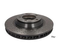 Disco de freno BREMBO 09D93211 delantero, ventilado , altamente carbonizado, 1 Pieza