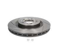Disco de freno BREMBO 9878121 trasero, ventilado , ranurado, altamente carbonizado, 1 Pieza