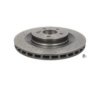 Disco de freno BREMBO 9925741 trasero, ventilado , ranurado, altamente carbonizado, 1 Pieza