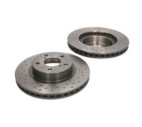 Brembo Disco de freno XTRA LINE 09.5673.1X Perforado/ventil. int. 1 pieza
