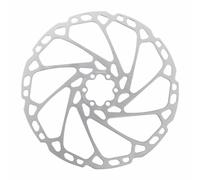 Shimano SLX SM-RT66 220mm Disco de freno de 6 orificios One Size Plateado