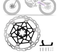 Disco de Freno de Motocicleta, Disco Flotante de 250mm para Sur Ron-Negro