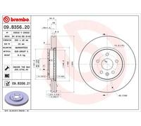 BREMBO 09.B356.21 Disco de freno