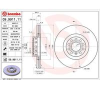 BREMBO Discos de freno para AUDI: A8, S8, S6 & VOLKSWAGEN: Phaeton (Ref: 09.9911.11)