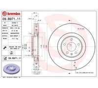 BREMBO Discos de freno para AUDI: A7, A6, A8, S6, S8, S7 (Ref: 09.B971.11)