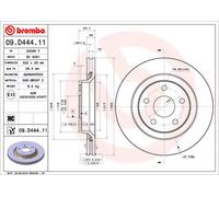 Disco de freno delantero BREMBO 09.D444.11