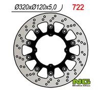 Disco de freno NG BRAKES redondo flotante 722