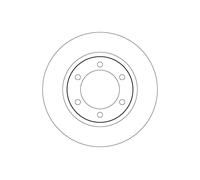 Disco de freno delantero TRW DF6726S