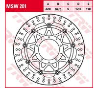 Disco de freno TRW MSW201, 1 Pieza