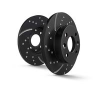 Disco de freno deportivo EBC Turbo Groove Disc EBC115244 para Lincoln Navigator