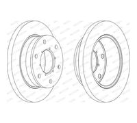 Disco de freno FERODO FCR343A, 1 Pieza