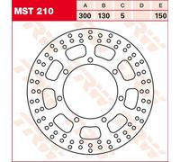 Disco de freno fijo 300 mm Trw Honda Vfr 800 Kawasaki En 500/vn 800-1500 Mst210