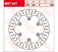 Disco de freno fijo 318 mm Trw Honda Vf 750/st 1100/vt 1100/nt 650/ntv 650 Ms...