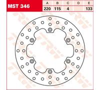 Disco de freno fijo de hasta 220 mm Trw Yamaha Tdr 125/yz 125-250-490/wr 250-...
