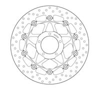 Disco de freno flotante Brembo 78B40880