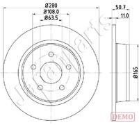 Disco de freno - FORD C-MAX II 1.0 ECOBOOST