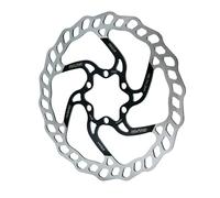 Disco de freno Galfer Wave para bicicleta MTB, 160x180 mm 6 tornillos, acero inoxidable de alta resistencia, diseño de evacuación y disipación térmica optimizada, ligereza y rigidez para XC y trail