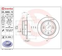 Disco de freno HYUNDAI i30 1.4 08.A869.11