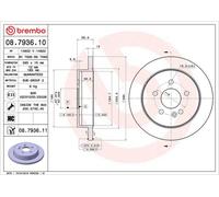 Disco de freno MERCEDES-BENZ CLASE M ML 230 08.7936.11