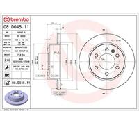 Disco de freno MERCEDES-BENZ SPRINTER 3-t Tourer 211 CDI 08.D045.11