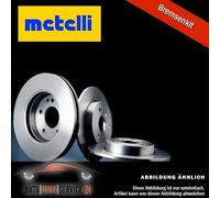 Disco De Freno Metelli 23-0100 para Citroën Peugeot Eje Delantero Eje Trasero