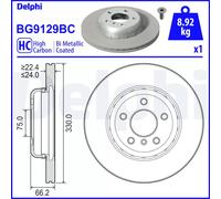 DELPHI BG9129BC Disco de freno