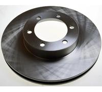 2x Disco de freno ventilado B130615 DENCKERMANN para TOYOTA LAND CRUISER PRADO
