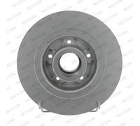 Disco de freno FERODO DDF1364C-1 trasero, macizo, 1 Pieza
