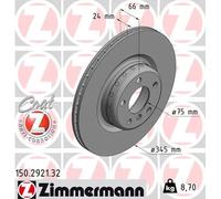 Disco de freno (por unidad) ZIMMERMANN 150.2921.32