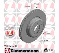 Disco de freno (por unidad) ZIMMERMANN 150.3434.32