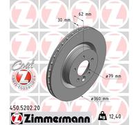 ZIMMERMANN 450.5202.20 Disco de freno