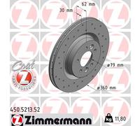 ZIMMERMANN 450.5213.52 Disco de freno