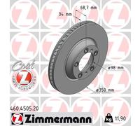 Disco de freno (por unidad) ZIMMERMANN 460.4505.20