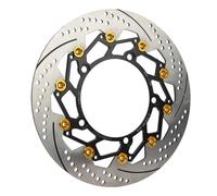 Disco de Freno Rotor Compatible con Yamaha XMAX 300 Xmax 300 300 mm. Modificación del disco flotante. Código del adaptador de radiación.(Gold)