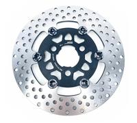 Disco de Freno Rotor Disco de freno flotante CNC de 3 agujeros, 220 mm x 57 mm, compatible con Honda, Yamaha, Cygnus-Z, RSZ, Jog, Force, Niu y scooter.(220mm Black)