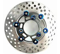 Disco de Freno Rotor Disco de freno flotante para motocicleta y scooter de 200 mm x 70 mm. Compatible con Honda, apto para DIO, apto para Yamaha y apto para Aerox.(200mm titanium)