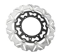 Disco de Freno Rotor Discos de freno delanteros de 260 mm y 320 mm, rotores y soporte adaptador de pinza de freno, compatibles con KTM XC, SXF, EXC, EXCF, SX, XCF, XCW, TPI.(320mm Black Disk)