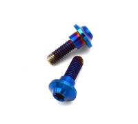 Disco de Freno Rotor Pernos de montaje de rotor de disco de freno M6 x 20-5 mm. Compatible con HONDA, Compatible con YAMAHA, Compatible con SUZUKI(2PS Blue)
