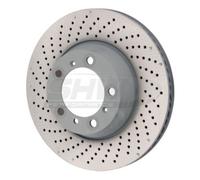 Disco de freno SHW PRL31124 trasero, ventilado , altamente carbonizado, 1 Pieza